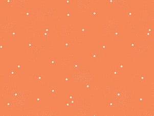 100% Cotton Fabric, 43"/44" Wide in Dainty Daisy Pumpkin by Riley Blake Designs