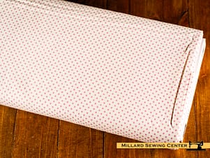 Cotton Fabric, 44" Wide in Tiny Star Pink by Tilda