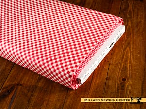 Woven Cotton Fabric, 43"/44" Wide in Carolyn Red by Riley Blake Designs