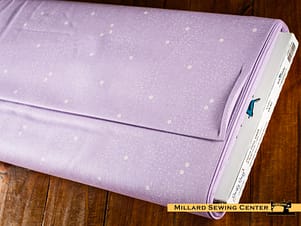 100% Cotton Fabric, 43"/44" Wide in Dainty Daisy Lilac by Riley Blake Designs
