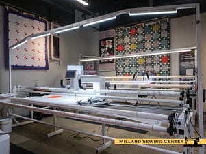 Janome Quilt Maker Pro 20 Longarm Quilting Machine Holiday Bundle Available for In Store Purchase