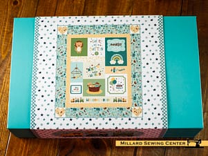 Quilt Kit, Cute as a Button Boy Panel by Riley Blake Designs