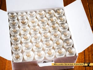 Bobbins, Polyester Pre-Wound Plastic 15 Class by The Better Half Bobbins Company Available in Multiple Pack Sizes