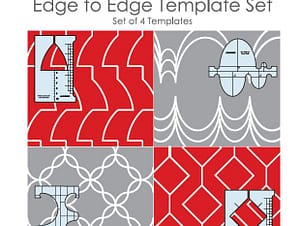 Ruler Set, Edge to Edge Sew Comfortable Rulers by Janome