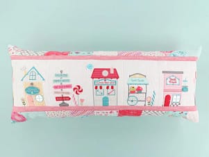 Embroidery Designs, Sweetheart Street Bench Pillow by Kimberbell