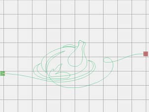 Turkey, Cooked Quilting Pattern in .pat Format by Millard Sewing