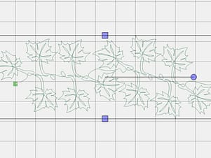 Maple Leaf Quilting Pattern Set in .pat Format by Millard Sewing