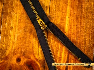 Zipper, Jeans 5"- 9" in a Variety of Colors by YKK