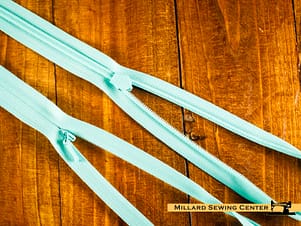 Zipper, Invisible Unique 9"- 22" in a Variety of Colors by YKK