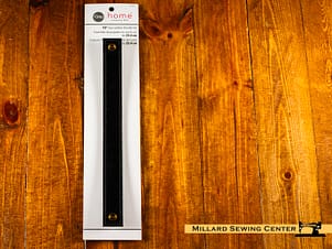 Handle, Faux Leather Screw-on, 5 1/2" or 10" in Black, Brown or Ochre by Dritz