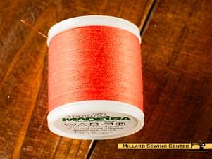 Aerofil 40wt Polyester Thread in 8678 Bright Orange by Madeira