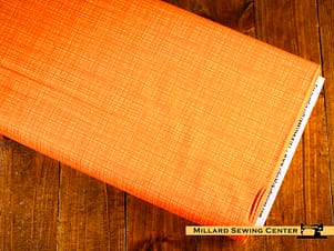 100% Cotton Fabric, 43"/44" Wide in Texture Carrots by Riley Blake Designs