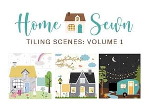 Embroidery Designs, Home Sewn Tiling Scenes: Volume 1 by Kimberbell