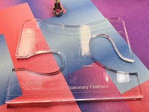 Quilting Template , 2.5″ Everything Feathers by Westalee Design