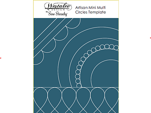 Quilting Template, Artisan Mini Multi Circle by Westalee Design