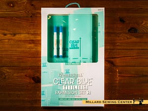 Embroidery Quilting Layout Templates, Clear Blue Tiles: Expansion Set 2 by Kimberbell