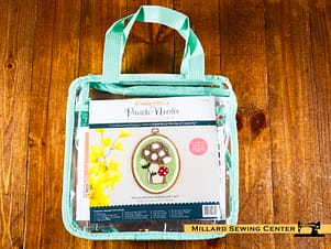 Punch Needle Embroidery Kit, Mushroom Meadow by Kimberbell