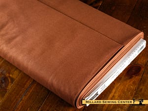 Cotton Fabric, 44" Wide in Brown by Tilda
