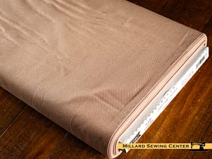 Cotton Fabric, 44" Wide in Cappuccino by Tilda