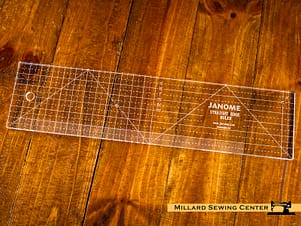 Ruler, Straight Rulers 3x12" for QM Longarm Machines by Janome