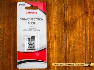 Straight Stitch Foot for 9mm Elna & Janome Sewing Machines