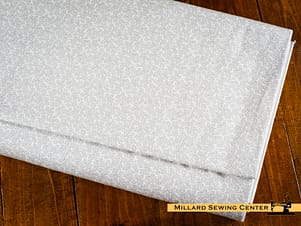 Cotton Fabric, 44″/45″ Wide Moonlit Walk in Tiny Flower White by Maywood Studio