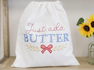 Embroidery Blank, Cinch Sack, Jumbo 2 Pack by Kimberbell