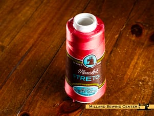 Maxi Lock Stretch Thread 2000yd in Artillery Red