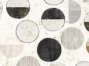 100% Cotton Fabric, 44" Wide in Circles by Northcott