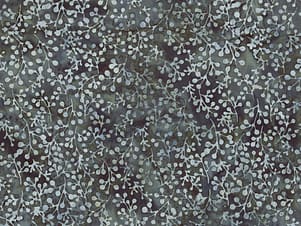 Cotton Fabric, 43"/44" Wide Batiks in Flora Noire Sprigs Stormy Seas by Riley Blake