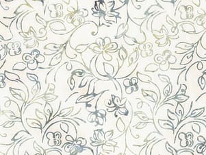 Cotton Fabric, 43"/44" Wide Batiks in Flora Noire Scrollwork Spearmint Sprinkles by Riley Blake
