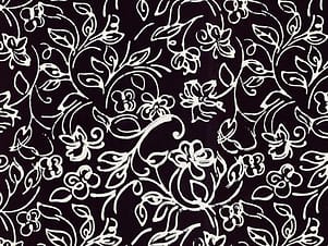 Cotton Fabric, 43"/44" Wide Batiks in Flora Noire Onyx by Riley Blake