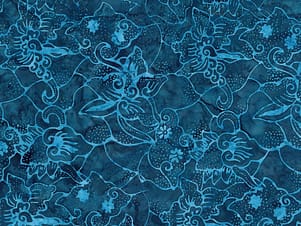 Cotton Fabric, 107"/108" Wide Back Batiks in Vibrant Pointillism Bluejay by Riley Blake