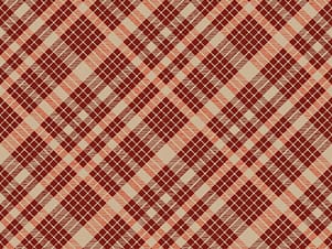 Cotton Fabric, 43"/44" Wide Cozy Autumn in Plaid Mahogany by Riley Blake