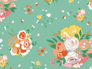 Cotton Fabric, 43"/44" Wide Cotton Nook in Main Seaglass by Riley Blake