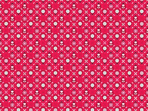 Cotton Fabric, 43"/44" Wide Chasing Rainbows in Cute as a Bug Fruit Punch by Riley Blake