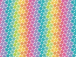 Cotton Fabric, 43"/44" Wide Chasing Rainbows in Stellar Weave Rainbow by Riley Blake