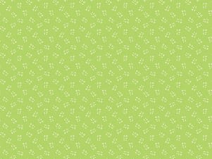 Cotton Fabric, 43"/44" Wide Chasing Rainbows in Scattered Stems Green by Riley Blake