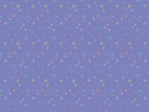 Cotton Fabric, 43"/44" Wide Chasing Rainbows in Garden Sprinkles Purple by Riley Blake
