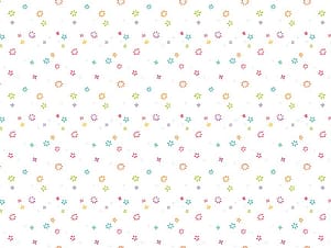 Cotton Fabric, 43"/44" Wide Chasing Rainbows in Garden Sprinkles White by Riley Blake