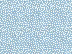 Cotton Fabric, 43"/44" Wide Dear Sweethearts in Scramble Dots Blue by Riley Blake Designs
