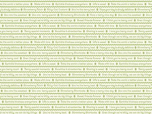 Cotton Fabric, 43"/44" Wide The World of Strawberry Shortcake™ in Text Green by Riley Blake Designs