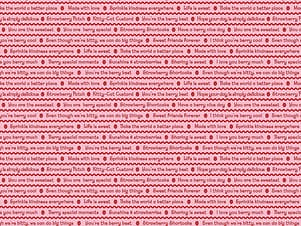 Cotton Fabric, 43"/44" Wide The World of Strawberry Shortcake™ in Text Pink by Riley Blake Designs