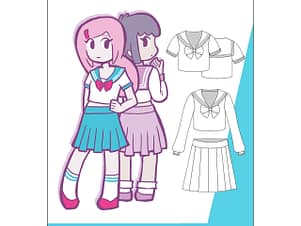 Seifuku Pattern by Cut/Sew