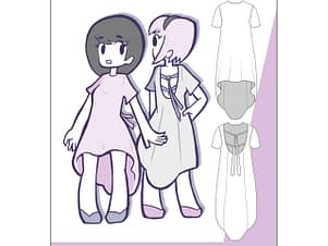 Ribbon Shirtdress Pattern by Cut/Sew