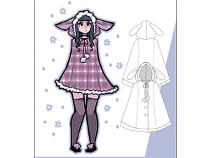 Winter Cloak Pattern by Cut/Sew