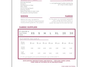 Moonrise Mod Pattern by Cut/Sew