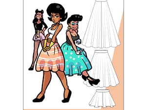 Circle Skirt Pattern by Cut/Sew