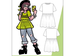 T-Shirt Dress Pattern by Cut/Sew