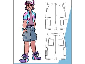 Cargo Shorts Pattern by Cut/Sew